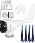 1600W Off Grid Wind Turbine Generator With 5 Blades And 24V System Low Noise Permanent Magnet Turbine For Residential Renewable