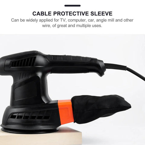 Heavy Duty Rubber Cord Boots And Cable Management Sleeves 20 Pack Universal Wire Organizers protecting power tool cables.