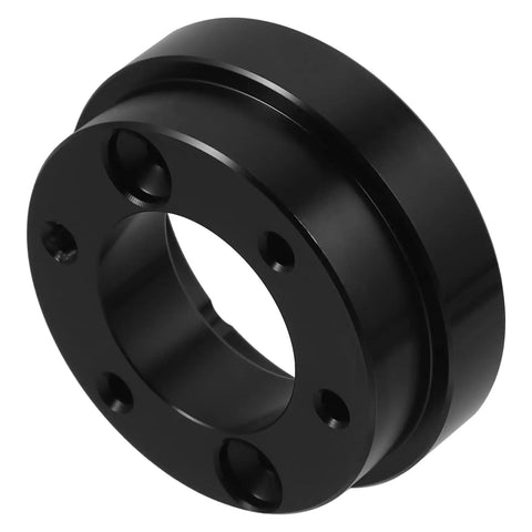 Black Racing Steering Wheel Adapter Plate For Cars Durable Wheel Adapter Easy Install for improved handling and driving feel.