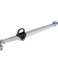 Badass Heavy Duty Steel Drop Leaf Support With Slick Finger Pull For Fold Down Tables And Workbenches Built To Handle Any Load You Lay On Top Includes Screws, 10 inch silver steel bracket.