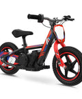 Red and black Lightweight Kid Friendly Electric Motorcycle 150W Up To 10 MPH With 24V Detachable Battery Dual Brakes Balance Bike