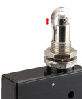 General Purpose Micro Switch With Panel Mount Roller Plunger, Screw Terminals, 0.5mm Contact Gap close-up