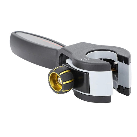 Pro Grade Heavy Duty Pipe Cutter with premium steel ball thrust bearing for copper and aluminum piping plumbing and heating repair