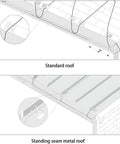 HEATIT roof heat cable clips, 26-pack for securing de-icing cables on standard and standing-seam metal roofs.