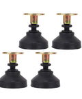 Adjustable Furniture Risers Set Of 4, Heavy Duty 400kg Load Bearing Nonslip Leveling Feet for furniture