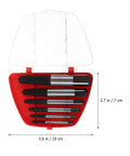Grab This Awesome 6 Piece Screw Extractor Set And Remove Any Broken Bolt Like A Pro For Home Repairs And Automotive Jobs With Heavy Duty Steel Bits, 6pc case, 3.9 x 2.7 in