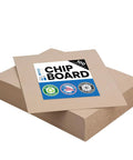 100 sheets of 8.5 X 11 Inch Chipboard Sheets, 22-Point Kraft Board for crafts and DIY projects, durable cardboard alternative