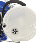 Underside view of Heavy Duty OE Replacement Fuel Pump Module Assembly Fits Chevy Silverado Sierra Tahoe Suburban showing connections.