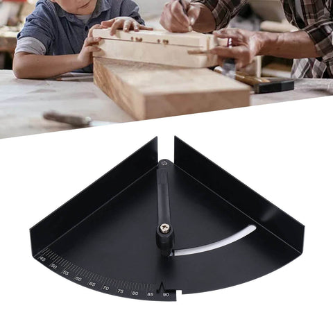 Handy Variable Angle Fixture For Woodworking Angle Clamp And Corner Fixer With Protractor 90 Degree Built Tough Black Finish Adjustable Screw Accurate Reading Easy To Use Woodworking Tool For Cabinets Frames And Fine Woodwork