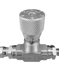 Tubular Hydraulic Bidirectional Flow Control Restrictor Valve With L08 Connector in carbon steel with visible STB-G3/8 markings