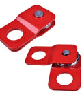 Off Road Recovery Snatch Block 4 Ton Winch Pulley With 8000 Lb Working Load For Truck SUV ATV UTV Hauling And Towing Compatible With Synthetic Rope And Steel Cable Up To 0.4 Inch, red steel pulley