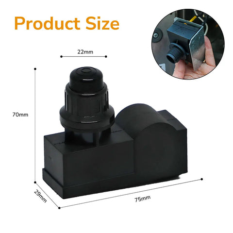 Extra Long Grill Igniter Replacement With Ceramic Shield Electrodes for Gas Grills Ovens Fireplaces and Heaters dimensions shown