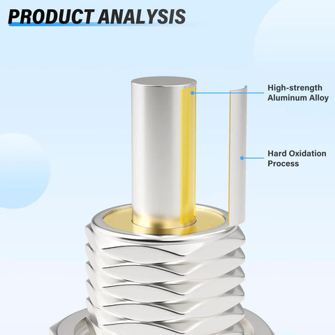 Product analysis of Compact Pneumatic Cylinder 10mm Bore 15mm Stroke with aluminum alloy and hard oxidation process