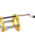 Boss Level Router Lift Base For Woodworking Tables with smooth adjustment handle and springs.