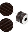 Close-up view of 2 Pack 26x8x8mm Knurling Wheel Kit with 1.5mm Pitch Diamond Wheel Linear Knurl High Speed Steel Ultra Precision