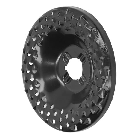 Rock Solid Spike Grinding Disc Multi Hole Shaping Wheel For Angle Grinder, 65Mn steel, ideal for rapid wood carving and rough surfacing.