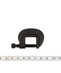 Brute Force C Clamp 1-3/4 Inch Opening Heavy Duty Clamping Up To 8,750 Lbs 1-7/16 Inch Throat Square Spindle Steel Construction