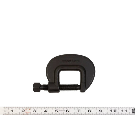 Brute Force C Clamp 1-3/4 Inch Opening Heavy Duty Clamping Up To 8,750 Lbs 1-7/16 Inch Throat Square Spindle Steel Construction
