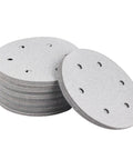 Heavy Duty 225mm Hook And Loop Sanding Discs Pack Of 100 Pieces For Drywall Sander With Six Holes Premium Alumina Grit Pads