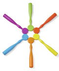 Magnetic Wands For Kids Set Of 6 With Handles Hands On Multisensory Literacy And Science Manipulatives rainbow-colored wands