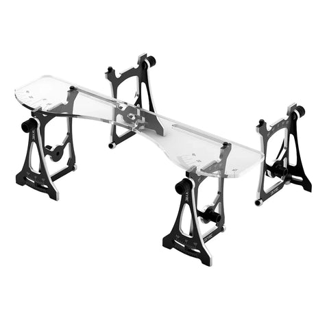 Setup Gauge for One Tenth Scale RC Cars With Suspension and Steering Adjustment Camber Toe and Slip Angle Tool