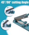 Manual Wire Duct Cutter For PVC Trunking And Open Slot Ducts, Adjustable 45 And 90 Degree Blade with labor saving handle