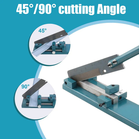 Manual Wire Duct Cutter For PVC Trunking And Open Slot Ducts, Adjustable 45 And 90 Degree Blade with labor saving handle