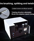 High Speed Automatic Wire Twisting Machine For Stripping And Cutting Cables Efficient Cable Stripping Tool with adjustable twisting and speed.