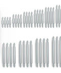 All In One Watch Band Repair Kit With Heavy Duty Stainless Steel Pins 40 Piece Set 10 Sizes For 1.5mm And 1.8mm Spring Bar Tool Included
