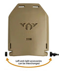 1.75L Hydration Panel For Vests With Leakproof Reservoir, 105cm Detachable Tube And Silicone Bite Valve, Waterproof Khaki
