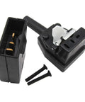 Top Shelf Replacement Plug Set For Eastman Bluestreak And Brute Six Two Seven Industrial Cloth Cutting Machines with screws.