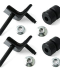 Front Bumper Side Mounting Bracket Kit for Toyota Pickup 1989-1995, 4Runner 1990-1995, and T100 1993-1998 with brackets, bushings, nuts