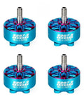 4-pack Beefy Bando 2207 2207.5 1960KV FPV Brushless Motor for 6S LiPo with 5mm output shaft in blue and purple