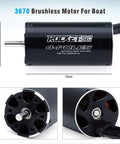 1850KV Brushless RC Boat Motor 3670 With 5mm Shaft Waterproof Water Cooling Jacket High Torque For 650mm To 800mm RC Boats