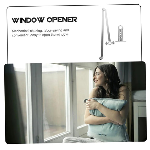 Manual Window Opener For Greenhouse Ventilation Sturdy Bracket Easy Install And Secure Handle Boost Airflow And Convenience For Fresh Air And Plant Health