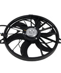 Top Shelf Slick Radiator Cooling Fan Assembly Direct Swap For 2004 Jeep Grand Cherokee 4 Liters And 2004 Through 2006 Jeep Liberty Engines knockout quality replacement, front view