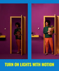 Indoor Motion Sensor Pack Of 2 For Smart Lighting That Flips Lights On When You Walk By And Off When You Leave Auto On Auto Off