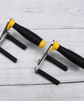 Lightweight Gypsum Board Lifter And Sheetrock Carrier Featuring Secure Rubber Pads And Adjustable Angle Handles For No Sweat Drywall Hauling Smooth Tile Transport And Easy Panel Moves On The Job, showcasing rubber grips and metal handles.