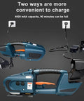 Rugged Electric Handheld Strapping Machine 4000mah Battery Automatic Fusion Welder connected to charger for convenient power.