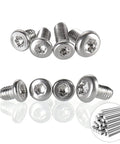 Hella Tough 304 Stainless Steel Pocket Knife Handle Screws And Shaft Pivot Pin Rivets 100 Piece EDC Folding Hardware Kit assorted screws.