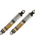 Beefy Aluminum Threaded Shock Absorbers Oil Dampers 4Pcs Set For 1/12 Mini Crawler And 1/18 RC Crawler Cars TRX4M TRX4MT Upgrade Parts In Gold 65mm