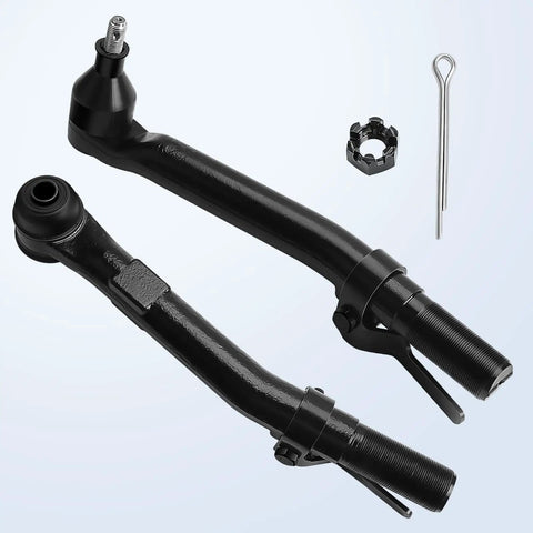 Front Steering Suspension Kit For 2005 2016 Ford F 250 F 350 Super Duty 4x4 Heavy Duty Includes Upper And Lower Ball Joints Outer Tie Rods Drag Link And Adjustment Sleeve Nine Piece Complete Front End Upgrade black tie rod ends with adjuster and cotter pin