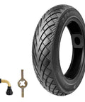 Tubeless 3.0-10 E-Bike Tire Kit With Valve Stem And Core Tool, Puncture Resistant 4PR Tire For Urban Pavement, Excellent Grip