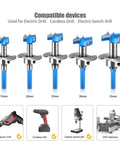 Five Piece Carbide Tipped Forstner Drill Bit Set With Hex Shank And Adjustable Sizing For Sweet Woodworking Crushes Through Hardwood Softwood Plastic And Plywood No Sweat On Any Project - assorted sizes from 15mm to 35mm.