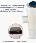 50W Pipeline Spiral Hydroelectric Generator with USB 3.0 Fast Charging Interface for Outdoor Power and Lighting