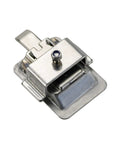 Rugged Stainless Steel Cabinet Door Flat Lock Latch for Industrial Machinery XG095-005-1A