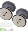 RV Magnetic Door Catch Set In ABS And Stainless Steel, Quiet Door Holder Latch Pair With screws, tape mount, spring design