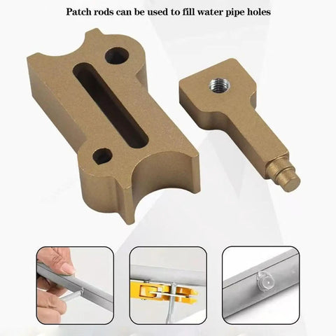 Quick Fix Pipe Repair Kit For Sprinkler Systems Garden Plumbing And Marine Vessels Multi Size Compatibility Leak Stopper Set Hydraulic Conduit Patch Reinforced Steel Repair Patch For Fast Worry Free Repairs