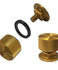 Heavy Duty Welding Hood Helmet Fasteners For 100 Series Flip Hood And Fiber Metal Headgear Water Ripple Pattern Screws Aluminum Gold