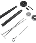 Alignment Bar And Gimbal Bearing Tool Set With Bearing Puller And Seal Bellows Replacement components on white background
